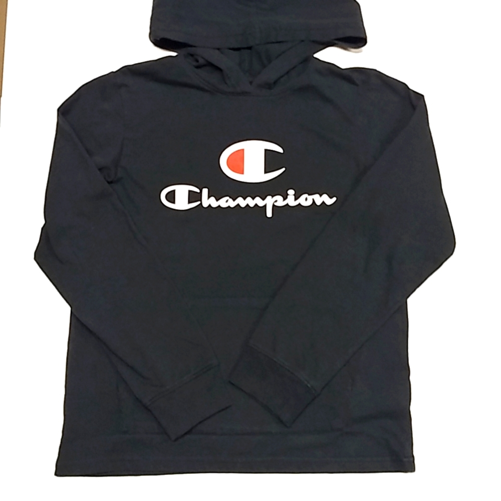 Boys Champion Tee Shirt Hoodie